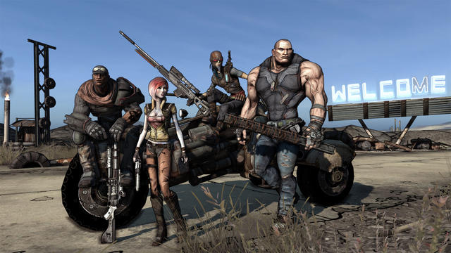 borderlandsteamshot And you thought your "Senior Pictures" were awkward. "Can...can you hold up your sniper rifle just a little more to the right...no, a little more...a little more..."