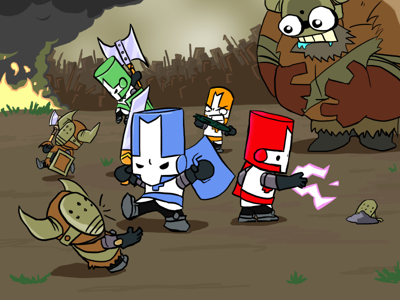 This is Castle Crashers, also known as "the moment people stopped regarding Xbox Arcade as an overpriced, gimmicky joke."